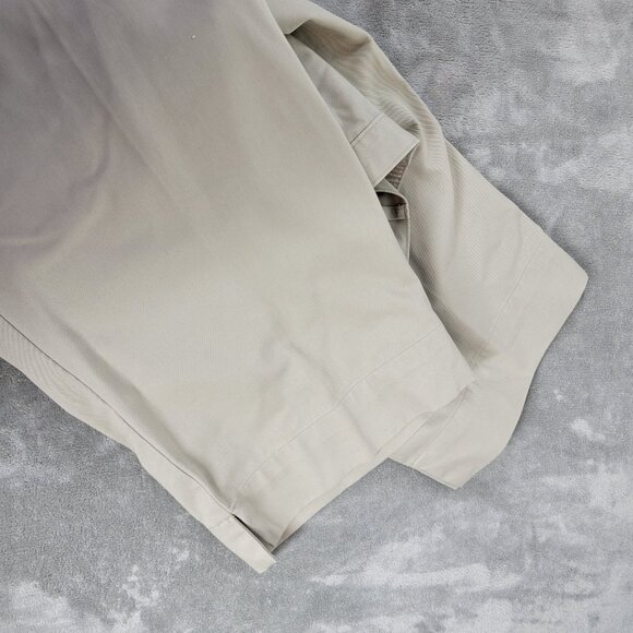 Cabin Creek Womens Pants 20W Plus Capri Beige Cotton Zip Fly Pockets CAP27E - Picture 4 of 8